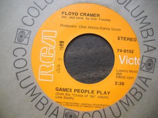 Floyd Cramer Games People Play Ob La Di Ob La Da Beatles Cover Country