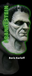 Frankenstein Boris Karloff Latex Mask Halloween Costume