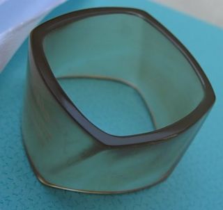 Tiffany Co Frank Gehry RARE Sheer Agate Torque Band Ring Retired