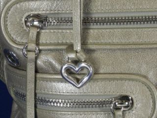 Brighton Leather Silver Morrison Cross Body Handbag