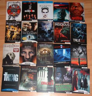 20 Horror DVD Movie Mini Poster Display Card Backers Lot True Blood
