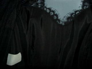 Womens Elegant Vintage Cachet Bari Protas Black Lace Cocktail Dress