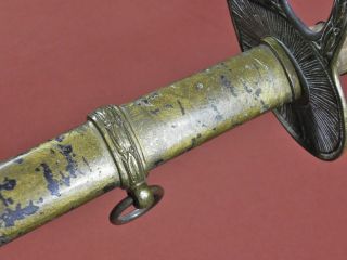  Made 19 Century Model 1872 Frank De Caro Cavalry Sword w/ Scabbard