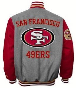 San Francisco 49ers NFL Wool Blend Varsity Jacket by G III s M L XL