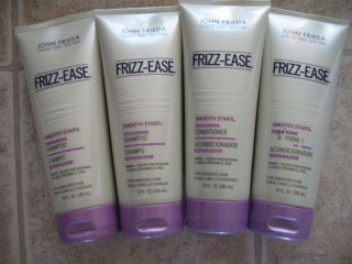 John Frieda Frizz Ease Smooth Start Shampoo Conditioner 10 oz Each