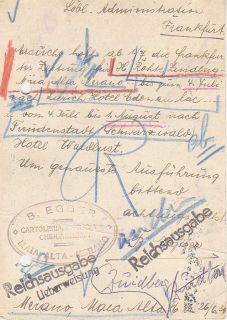 ITALY . 1934/Bolzano, uprated PS card/to Frankfurter Zeitung.