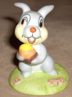 Disney Franklin Mint Thumper Bambi Porcelain Ceramic Figure Figurine
