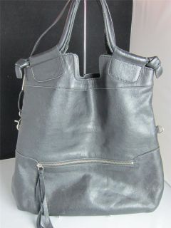 Foley Corinna Leather Black Mid City Tote handbag Retail 395