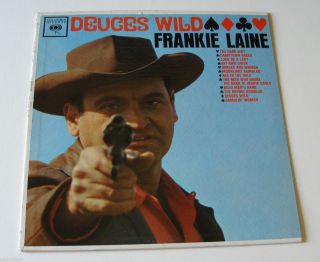 Frankie Laine 1962 Columbia 6 Eye Mono LP Deuces Wild Clean Moonlight