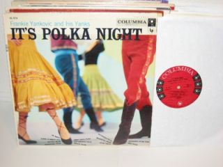 Frankie Yankovic Its Polka Night LP Columbia CL 974