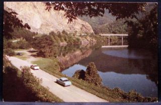 Fontana Village Resort North Carolina Highway 1950s Cars Postcard