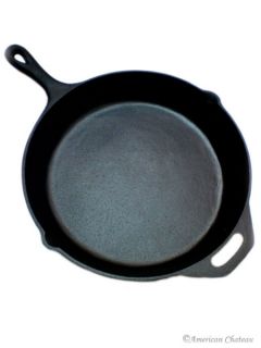  Extra Large 13 Black Cast Iron Fry Frying Skillet Sautee Pan