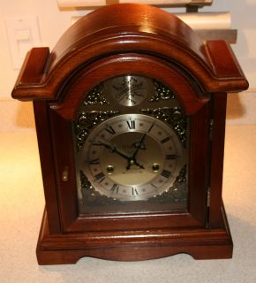 Waltham Tempus Fugit Mantle Clock 31 Day Pendulum Key Wind Up w Chime
