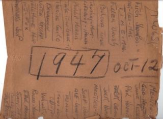 FRED ALLEN   SHIRLEY BOOTH Original 1947 Radio Script w/ Handwritten