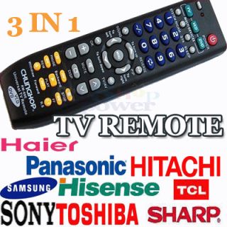 Universal JVC Hisence LG TCL Fujitsu TV VCD DVD Remote Control RC