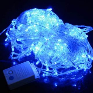 New 30M 300 LED Decorative String Fairy Light Blue for Christmas 220V