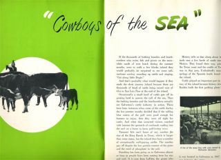 Galveston Isle Magazine August 1949 Balinese Room Cowboys of The Sea