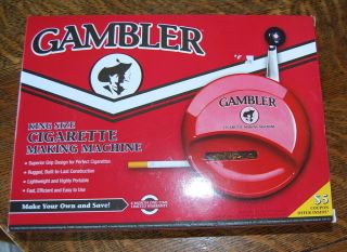 New GAMBLER King 80mm Cigarette Maker Roller Rolling Making Tobacco