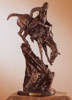 Mountain Man Solid Bronze Statue by Frederick Remington 6 Sizes