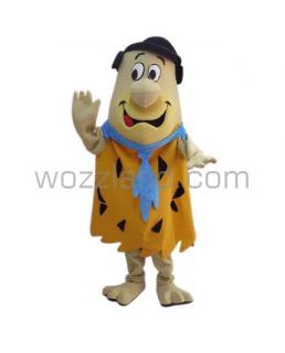 Fred Flinstone Mascot Costume (Brand New)   (Free Delivery within