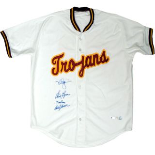  Randy Johnson Mark McGwire and Fred Lynn Autographed Jersey USC