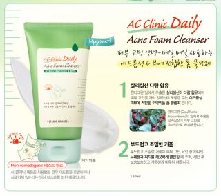 AC Clinic Daily Acne Foam Cleanser 150ml Free Samples