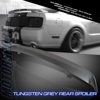 2005 2009 FORD MUSTANG GT TUNGSTEN GREY METALLIC REAR SPOILER