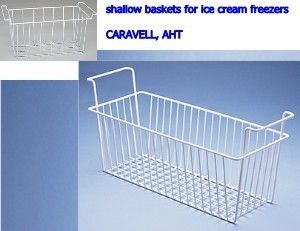 Commercial Ice Cream Freezer Baskets for Slanted Freezers Caravell Aht
