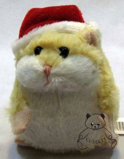 Lil Hamster Santa Hat Ganz Plush Stuffed Animal New YL