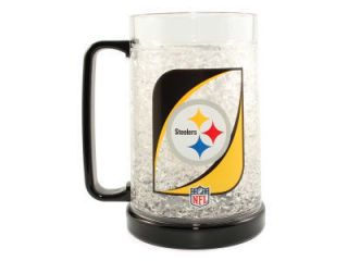  Steelers 16 oz Ounce Crystal Freezer Mug NFL Licensed Brand New