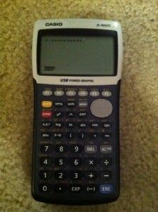 Casio FX 9860G USB Power Graphic GRAPHING Calculator   Used Back to
