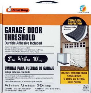 x10 Rubber Garage Door Floor Seal Threshold GFS10