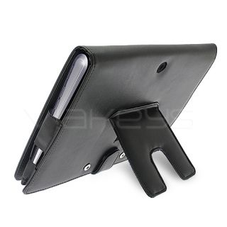 Black Folio Free Stand Wallet Style Case for Sony S1 Tablet