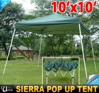 10x10 EZ Outdoor Sierra Gazebo Pop Up Canopy Party Tent Tailgating
