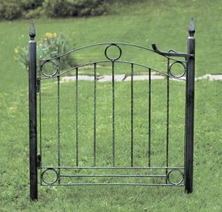 New Wrought Iron Country Cottage Garden Gate w Posts