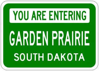 Garden Prairie South Dakota You Are Entering Aluminum City Sign