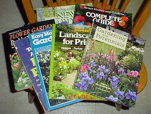 HUGE Lot Gardening Books Flowers, House Plants, Landscaping