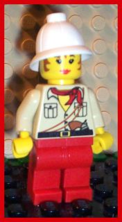 Lego RARE Miss Gail Storm Desert Adventurers Egypt Girl Minifig w