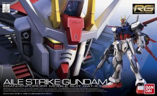Gundam Seed 1/144 RG #03 GAT X105 Aile Strike Bandai 169492 Real Grade
