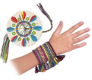 Bracelet Making Kit Friendship Thread Wheel Toysmith 10 Colored