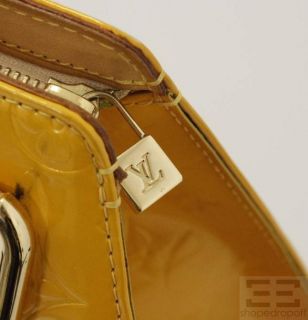 Louis Vuitton Jaune Yellow Monogram Vernis Forsyth GM Bag