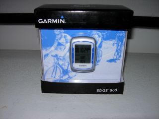 New Garmin Edge 500 GPS Blue Bundle Heart Rate Cadence