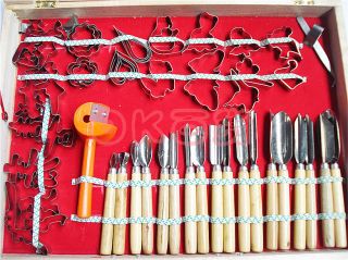  New Pro 80pcs Vegetable Fruit Carving Chisel Tool Kitchen Gift