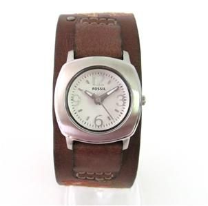 Fossil Womens WB1038 Watch with WB4058 Brown Leather Strap New**