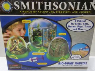 Smithsonian Institution Bio Dome Habitat for Frogs Triops Bugs Ants