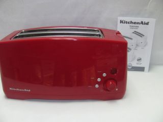 KitchenAid KTT570 4 Slice Toaster Bread or Bagel Red