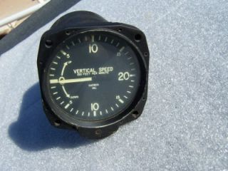 You are bidding on a Cessna 210 Garwin Vertical Speed Indicator 22