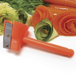 Carrot Curler Gourmet Chef Garde Manger Garnish Tool Food Styling