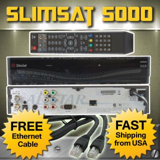 Brand New Slimsat 5000 FTA Digital Satellite Receiver USB PVR 2012