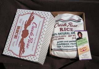 Garber Farms Cajun Creole Rose Rice Pantry Sack